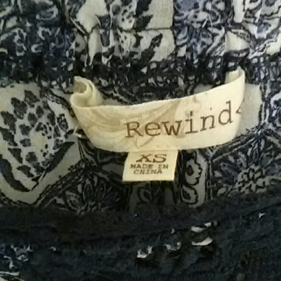 Rewind off the shoulder boho peasant style top - Picture 3 of 7